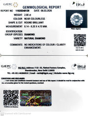 2.00/Cents Natural Diamond with Govt. Lab Certificate-11925D48129